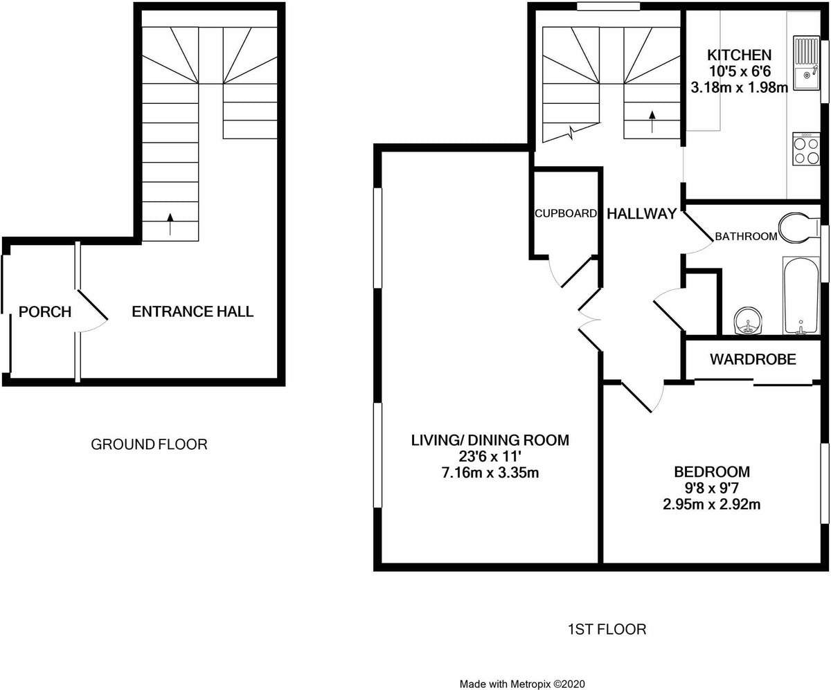 1 bedroom maisonette in Crowthorne RG45 7HH
