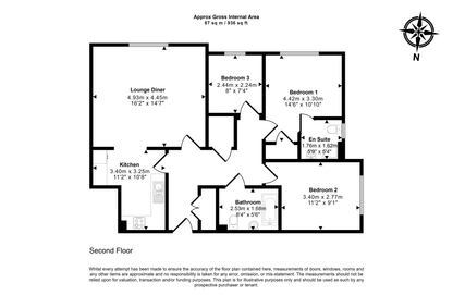 St Francis Close Crowthorne RG45 6DF - Spacious 3 Bed Flat